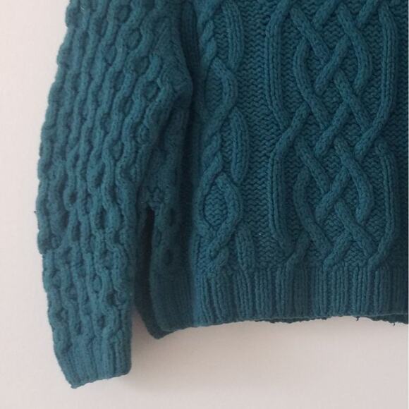 H&M Wool CHUNKY Cable Knit Boxy sweater - S - Picture 5 of 8